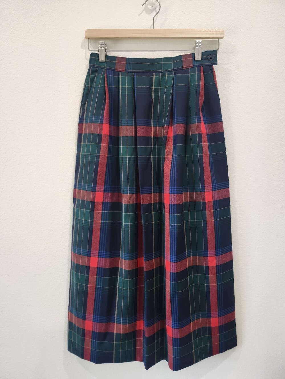 Pendleton Plaid Skirt Midi Size 6 Vintage